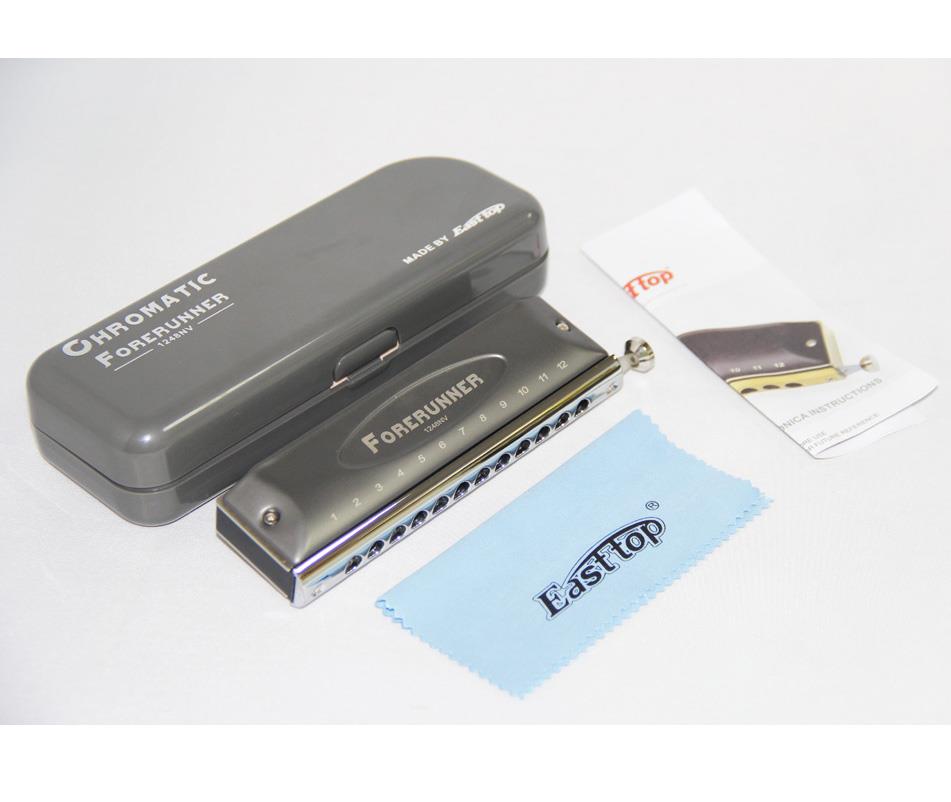 Easttop 'Forerunner' KRomatisk 12-huls Mundharmonika (C)