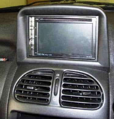 21CT23PE08 2-DIN Ramme til Peugeot