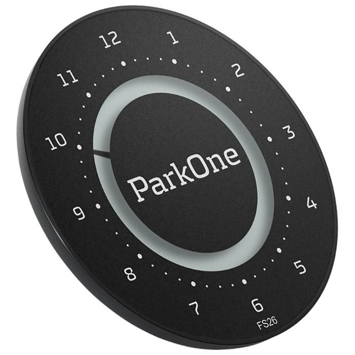ParkOne2 Parkeringsskive (Sort)
