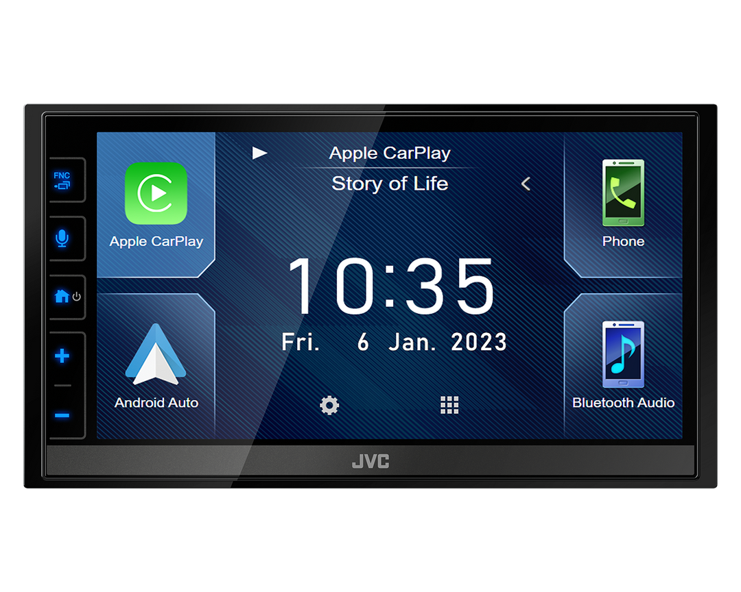 JVC KW-M785DBW Trådløst Apple CarPlay & Android Auto