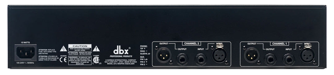 dbx 231S 2x 31 Bånd Grafisk Equalizer