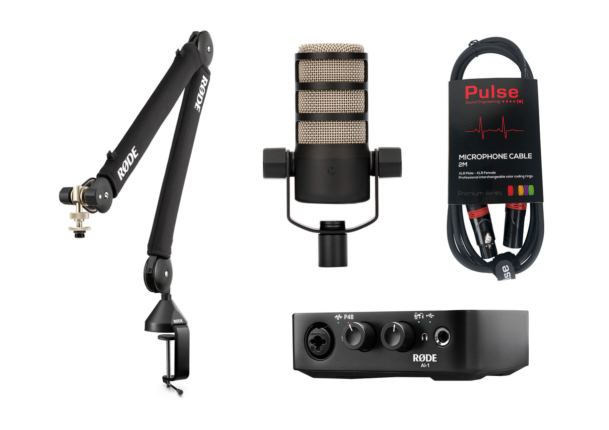 RØDE PodMic Gamer & Streamer Startpakke