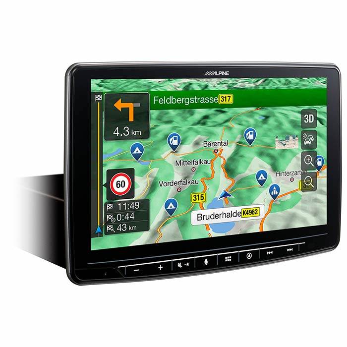 Alpine HALO9 INE-F904D Apple Carplay, Navigation, Android og Bluetooth