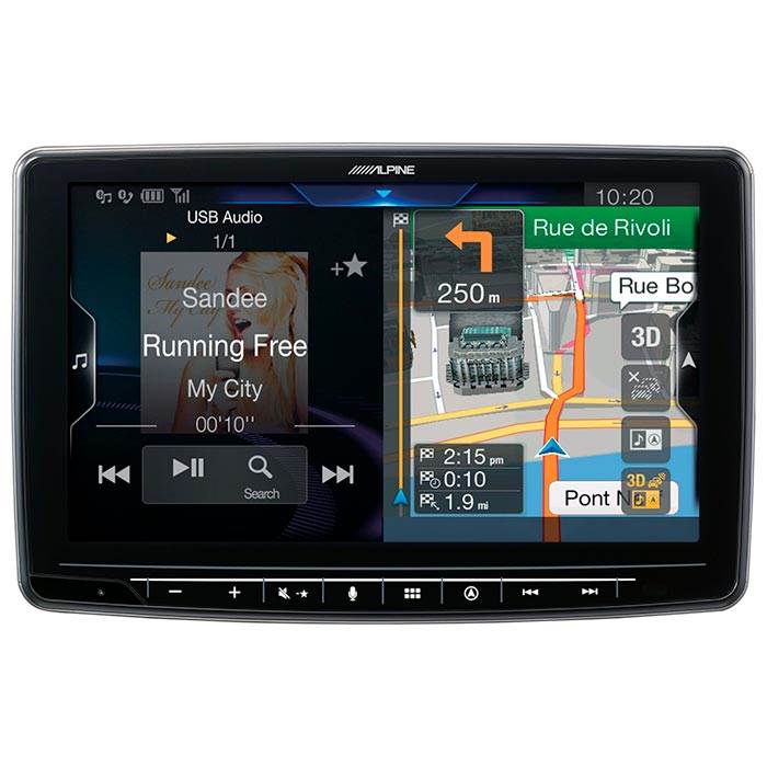 Alpine HALO9 INE-F904D Apple Carplay, Navigation, Android og Bluetooth