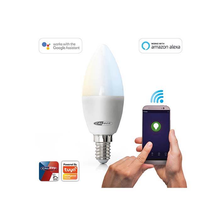 Caliber E14 Smart Home LED-pære varm hvid