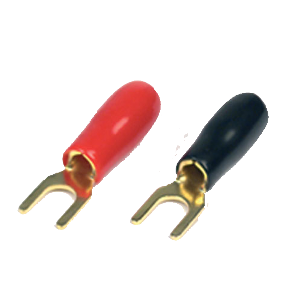 Caliber spade terminal