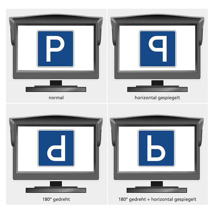 Ampire 7" monitor (Op til 2 kameraer)