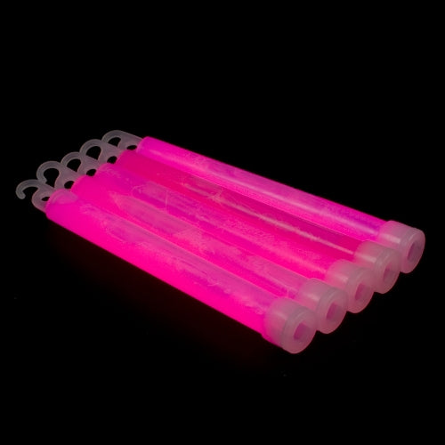 25 stk. knæklys 6'' med snor (Pink)
