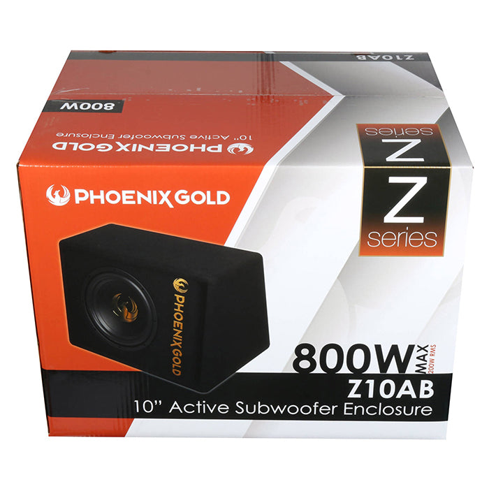 Phoenix Gold 10" aktiv Sub M. kabler & remote