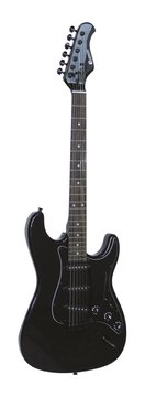 DiMavery ST-203 El-guitar (Gothic Sort)