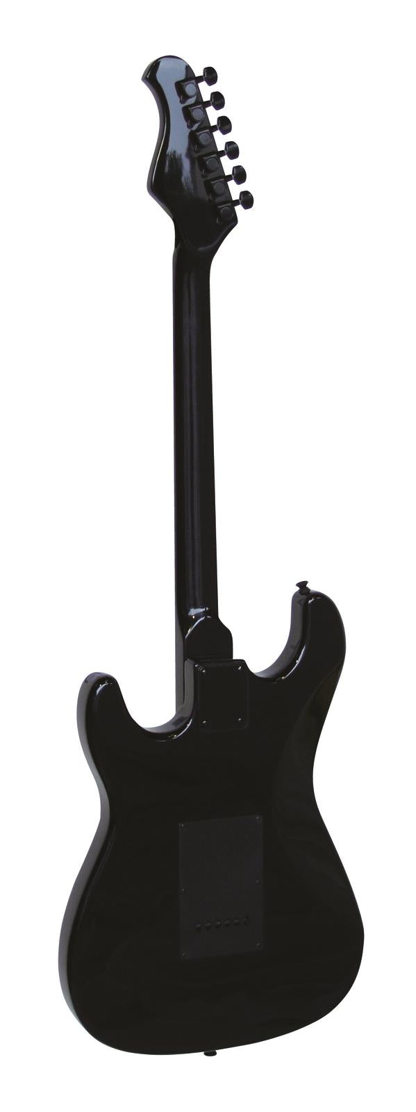 DiMavery ST-203 El-guitar (Gothic Sort)