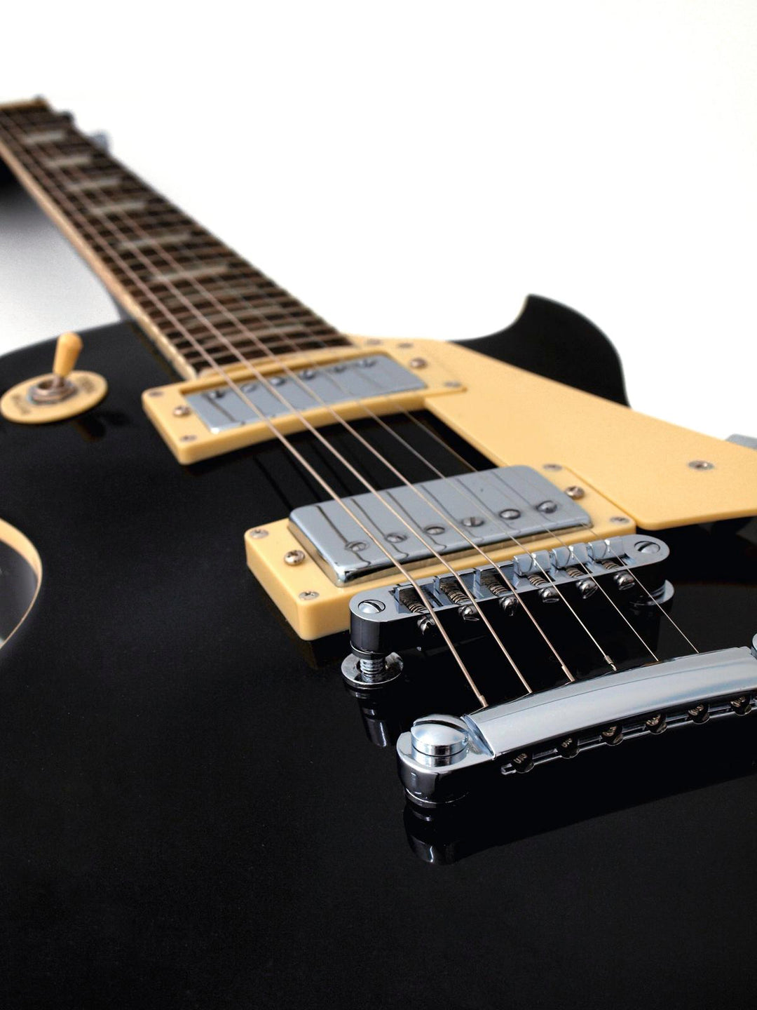 DiMavery LP-520 El-guitar (Sort)