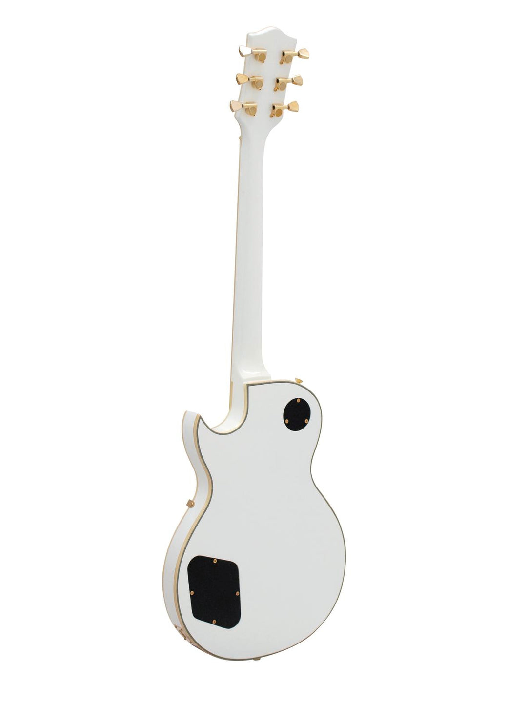 DiMavery LP-520 El-guitar (Hvid/Guld)