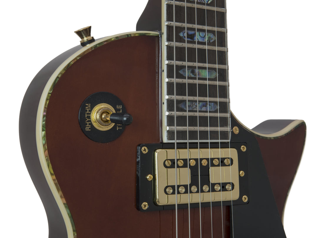 DiMavery LP-700 El-guitar (Honey Højglans)