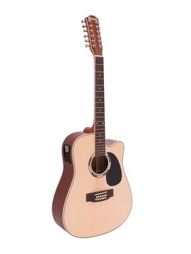 DiMavery DR-612 Western Guitar 12-strenget (Natur)