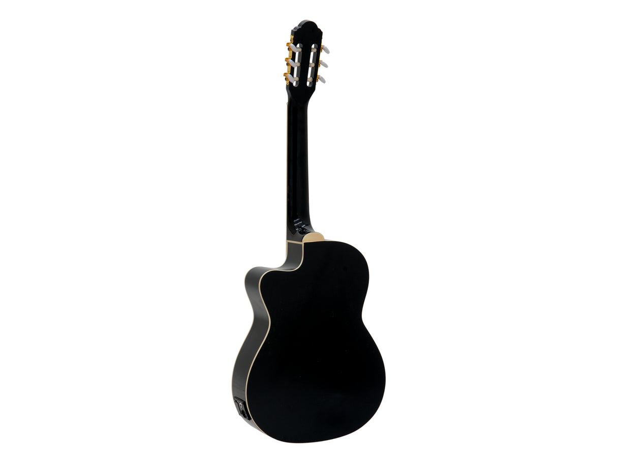 DiMavery CN-600E Klassisk Spansk Guitar (Sort)