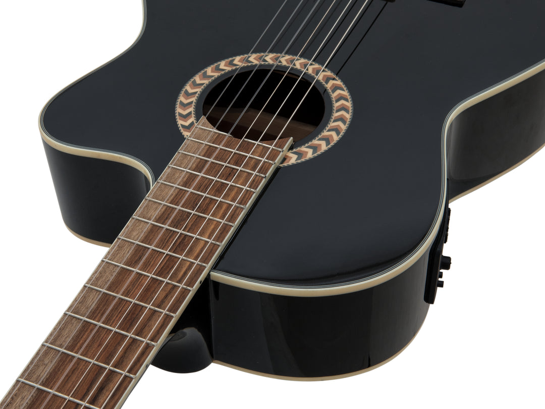 DiMavery CN-600E Klassisk Spansk Guitar (Sort)