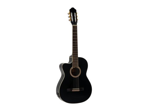 DiMavery CN-600L Klassisk Spansk Guitar (Sort)