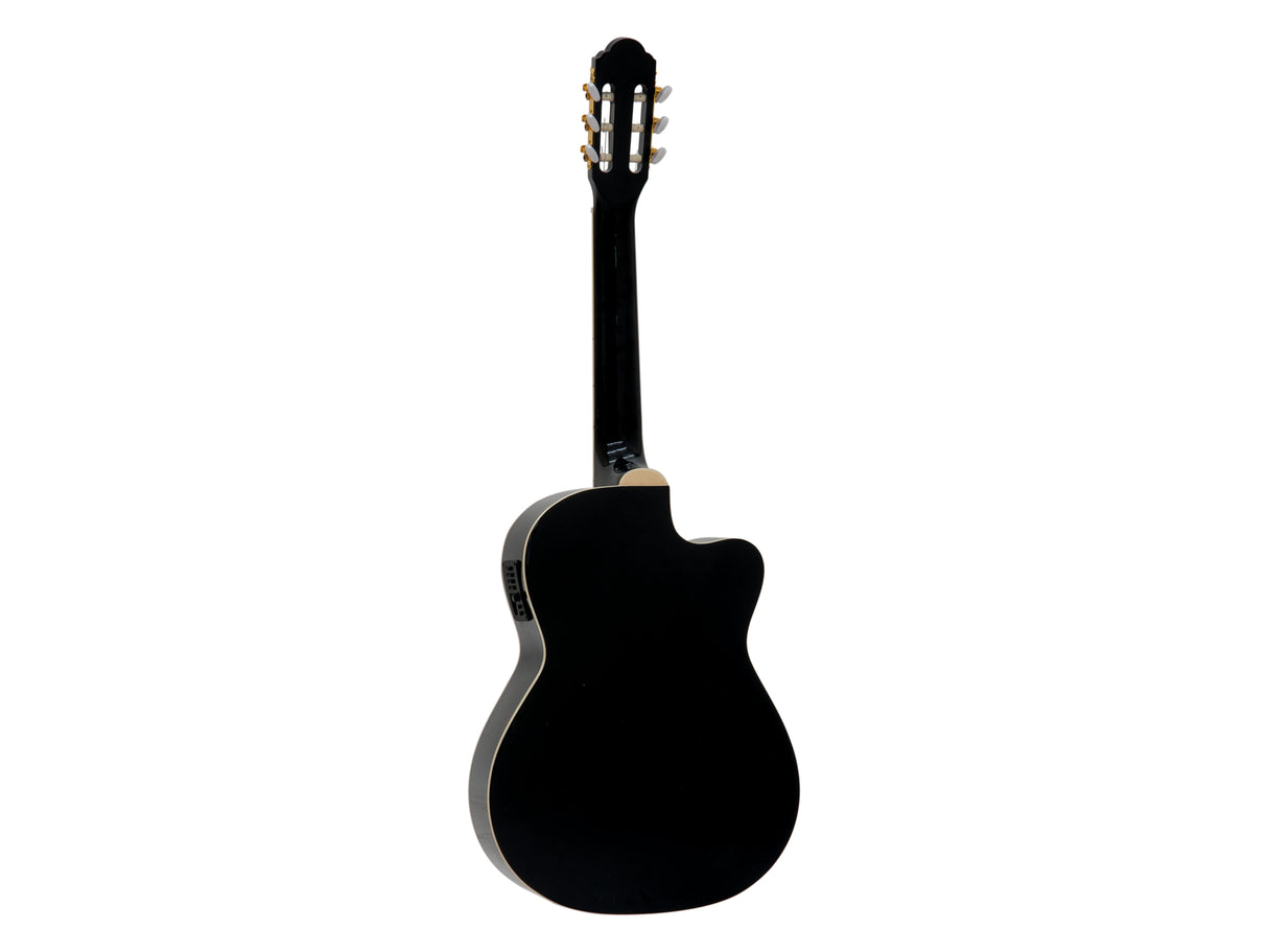 DiMavery CN-600L Klassisk Spansk Guitar (Sort)