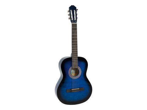 DiMavery AC-303 Klassisk Spansk Guitar (Blå burst)