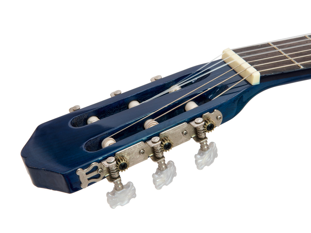 DiMavery AC-303 Klassisk Spansk Guitar (Blå burst)