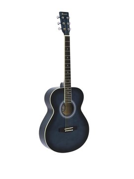 DiMavery AW-303 Western Guitar (Blå burst)