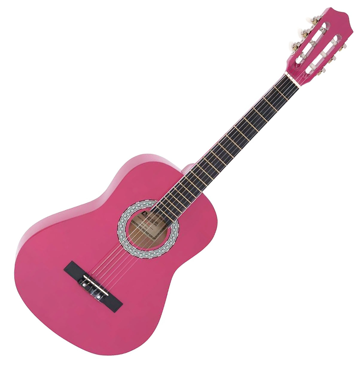 DiMavery AC-303 Spansk Guitar 3/4 Startpakke (Pink)