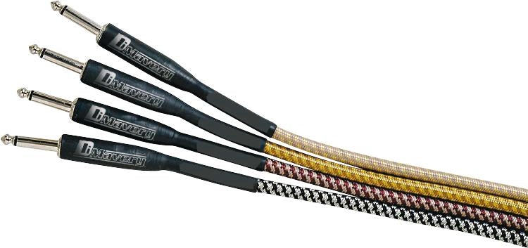 DiMavery Instrumkabel, 3m, Sort/Sølv