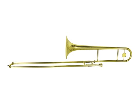 DiMavery TT-300 Bb Tenor Trækbasun, Guld