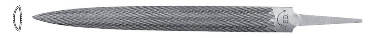 F.Dick Bird tongue file - 200 mm/ 21,3 x 6,3