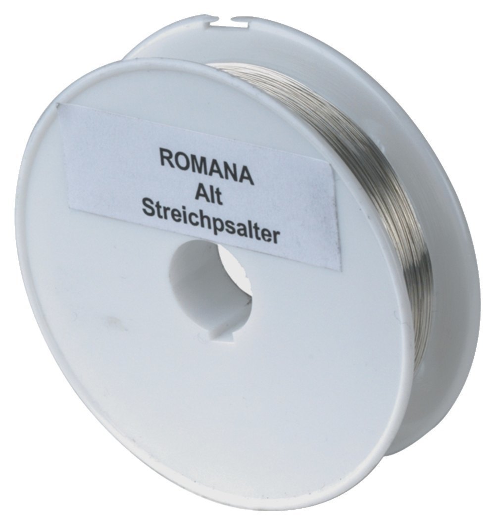 Romana strengetråd til altpsalter, 0,26 mm, ca. 15 m på spole