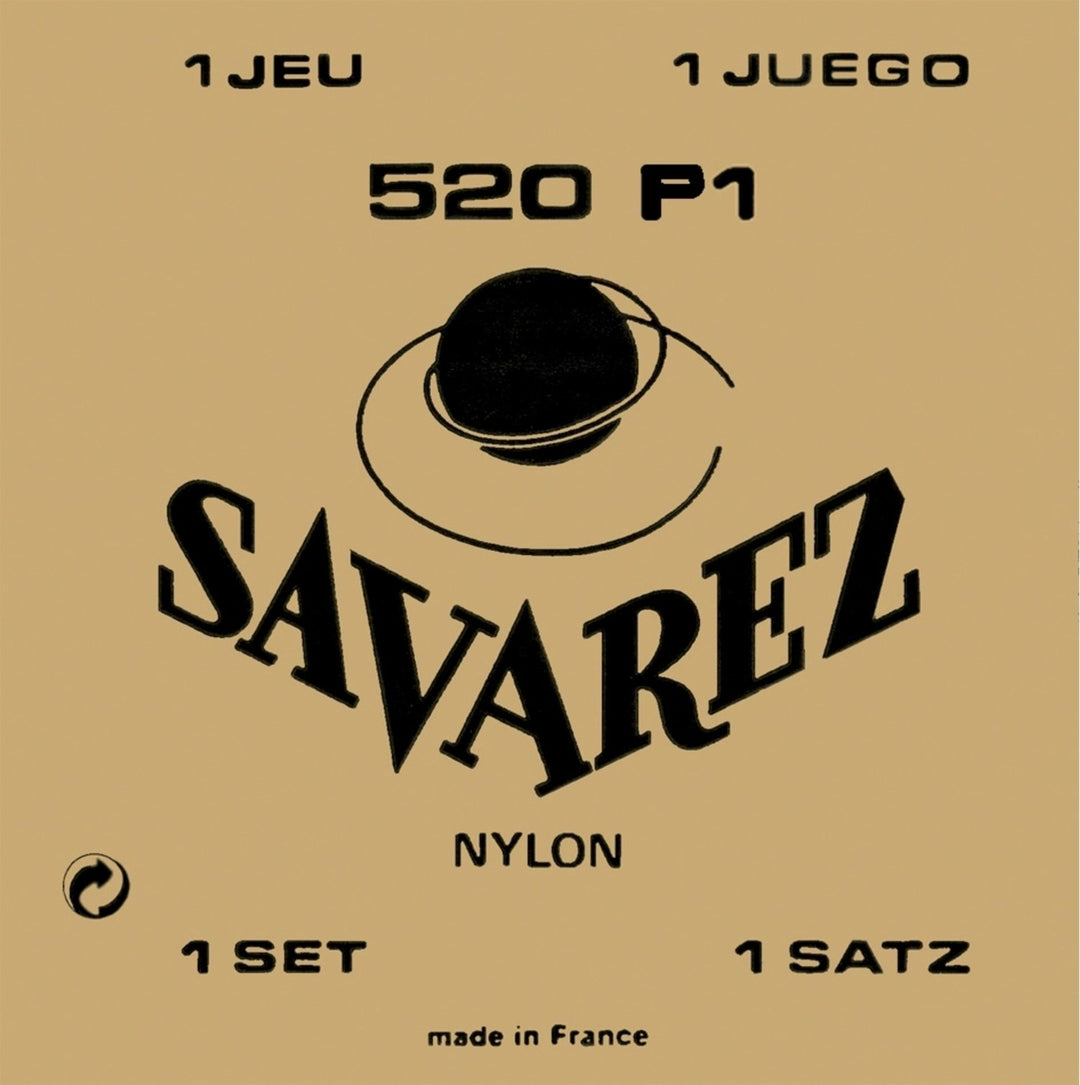 Savarez Strings for classic guitar Traditional concert 520 - Set normal Treble w (520P1)