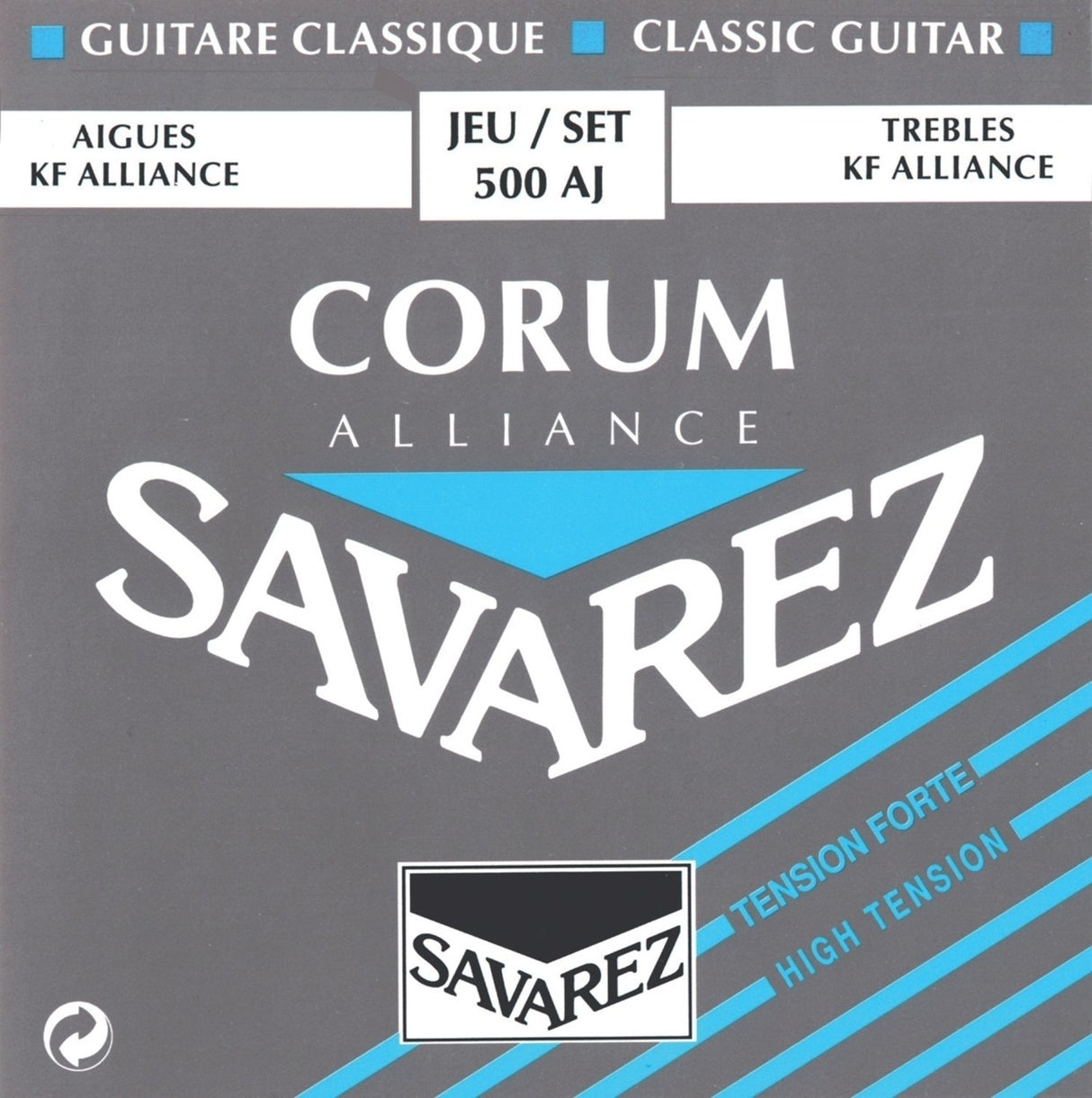 Savarez Strings for classic guitar Alliance Corum - Set high (500AJ)
