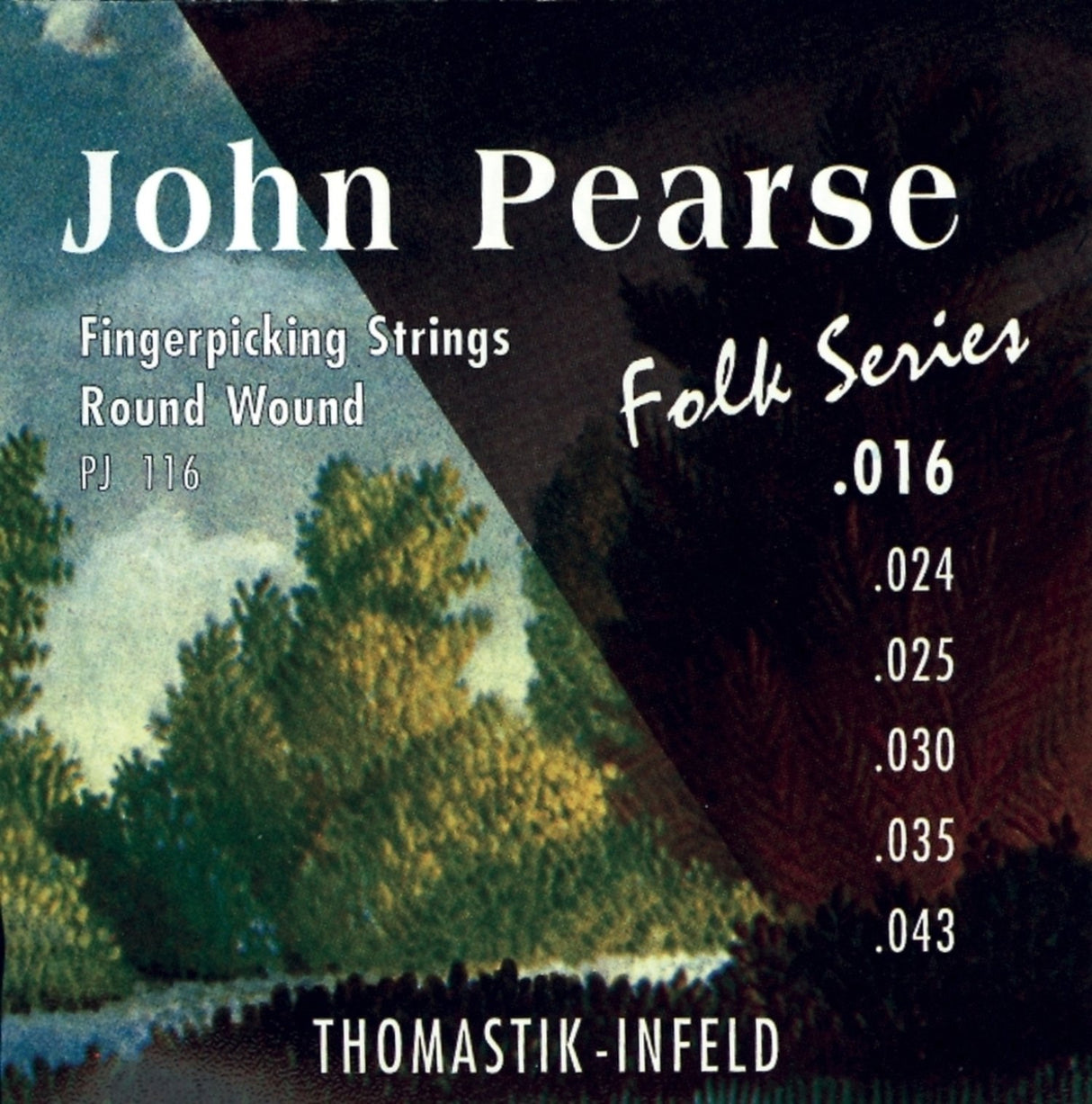 Thomastik-Infeld Strings for classic guitar John Pearse Folk Series Light - Set (PJ116)