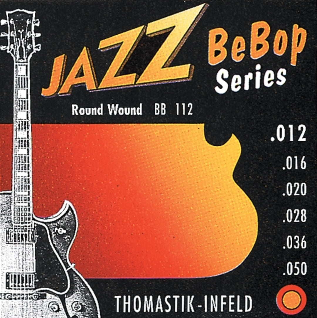 Thomastik-Infeld Strings for E-guitar Jazz BeBob series nickel round wound - Set 012rw (BB112)