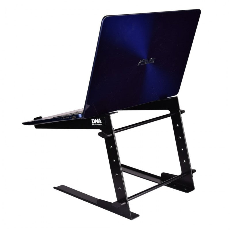Laptop stativ - justerbart, sort