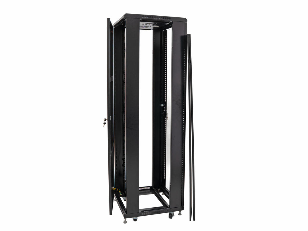 ROADINGER SSC-28 Steel Cabinet with Glass Door 28U