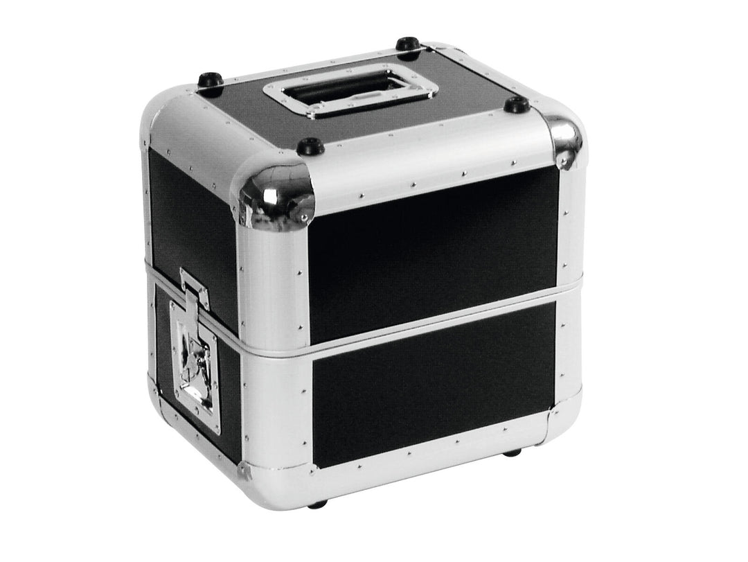 ROADINGER Record Case ALU 50/50, rounded, bk