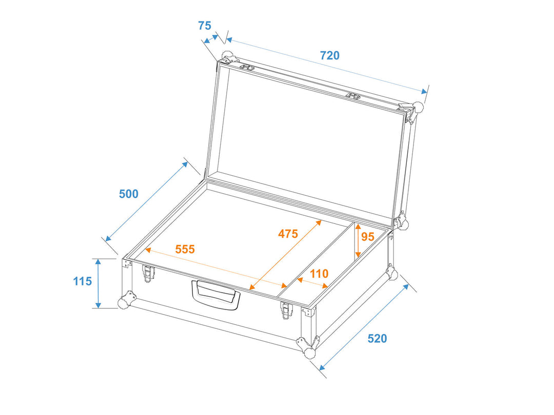 ROADINGER Universal Case K-2