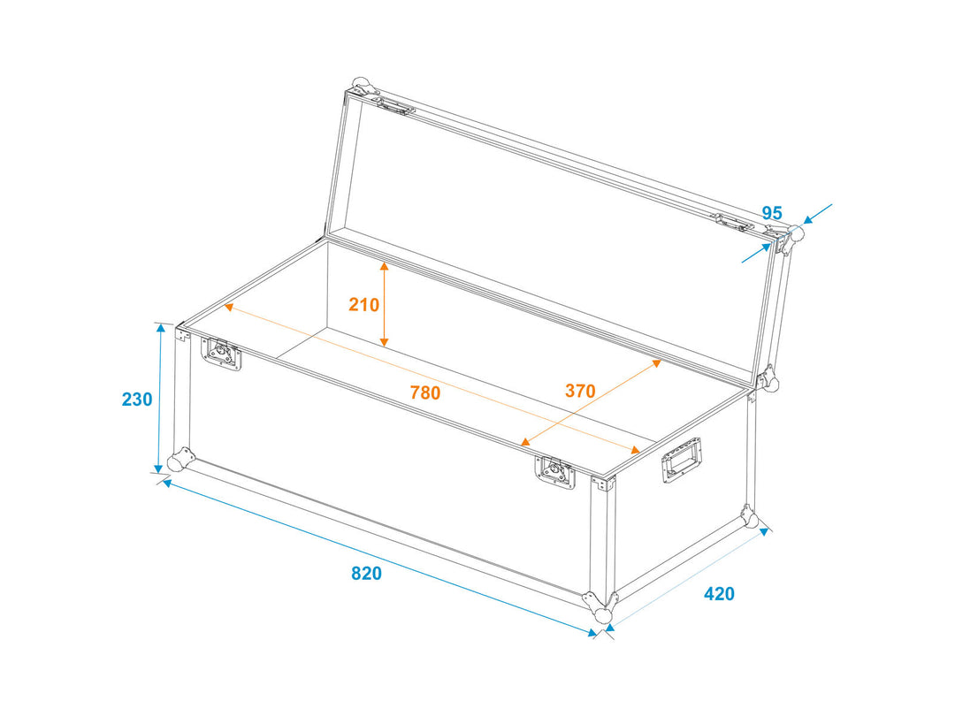 ROADINGER Universal Transport Case 80x40x30cm
