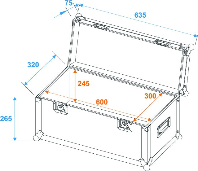 Eurolite Flightcase Pro (60 x 30 x 30cm)