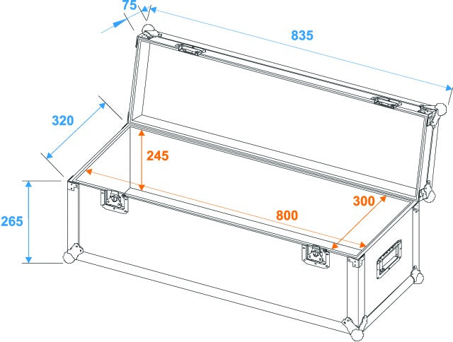 Eurolite Flightcase Pro (80 x 30 x 30cm)