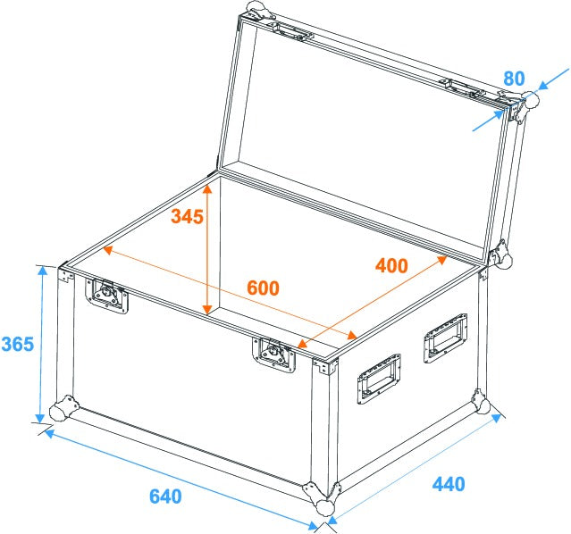 Eurolite Flightcase Pro (60 x 40 x 40cm)