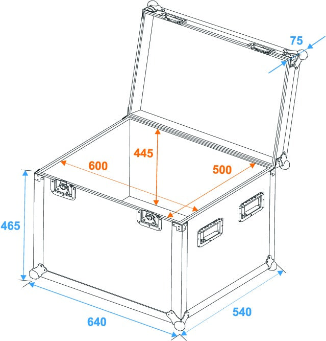 Eurolite Flightcase Pro (60 x 50 x 50cm)