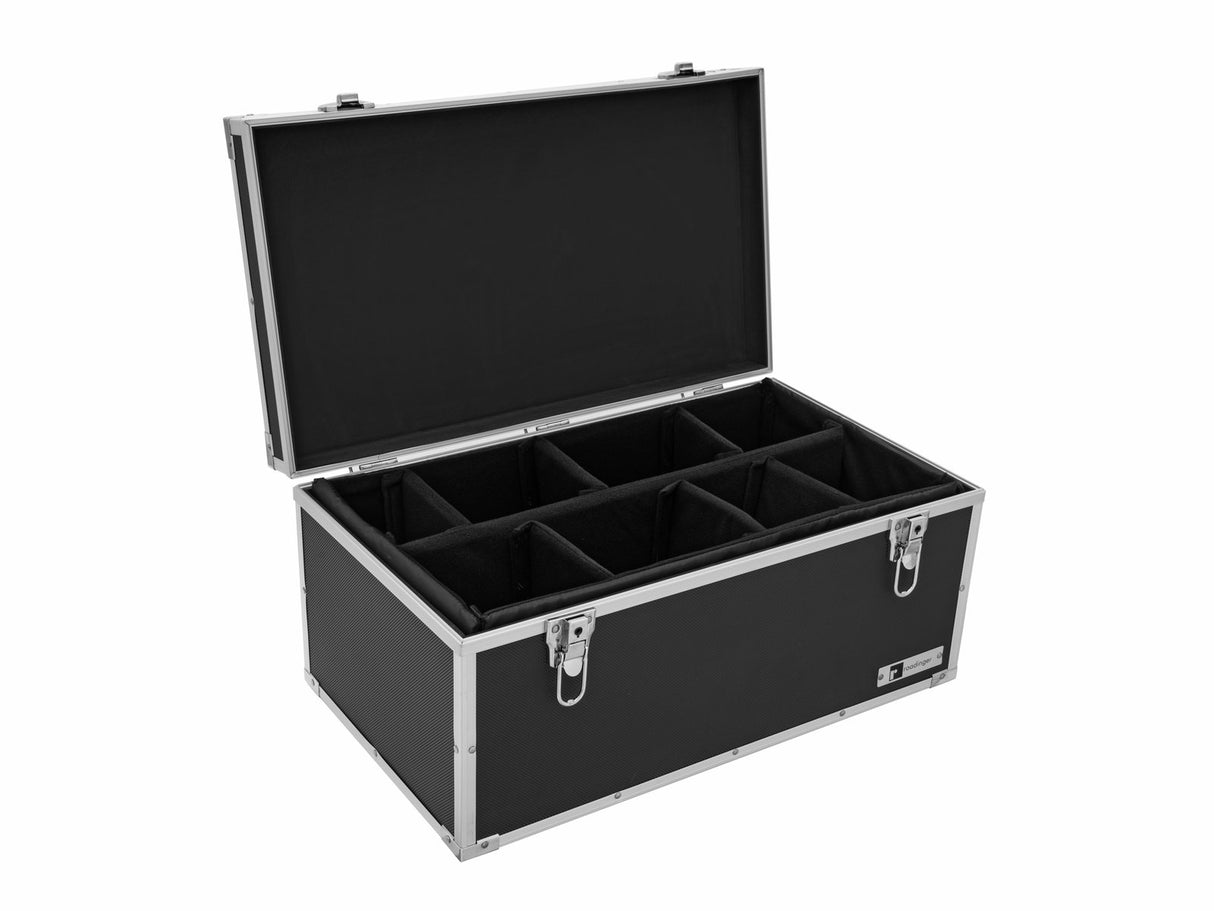 Roadinger Flightcase m. Skumopdeling (53,8 x 29 x 28cm)