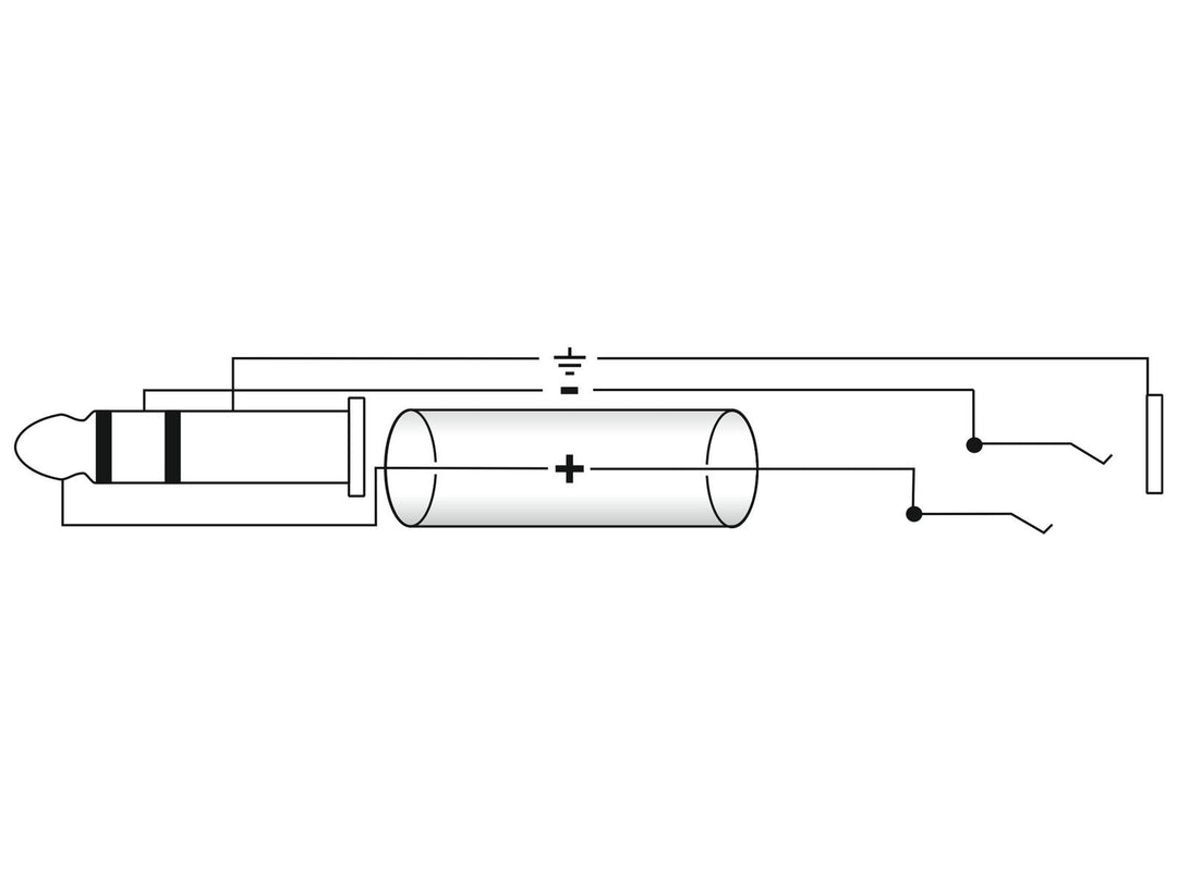 OMNITRONIC Jack extension 6.3 stereo 3m bk
