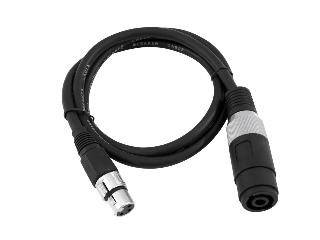 OMNITRONIC Adapter Cable Speaker(F)/XLR(F) 1m bk