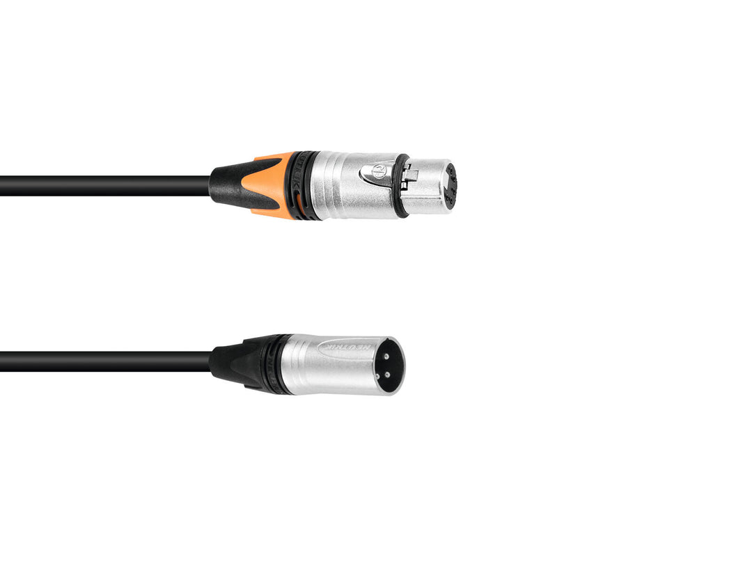 PSSO Adapter Cable DMX XLR 3-pin/5-pin 0.3m bk