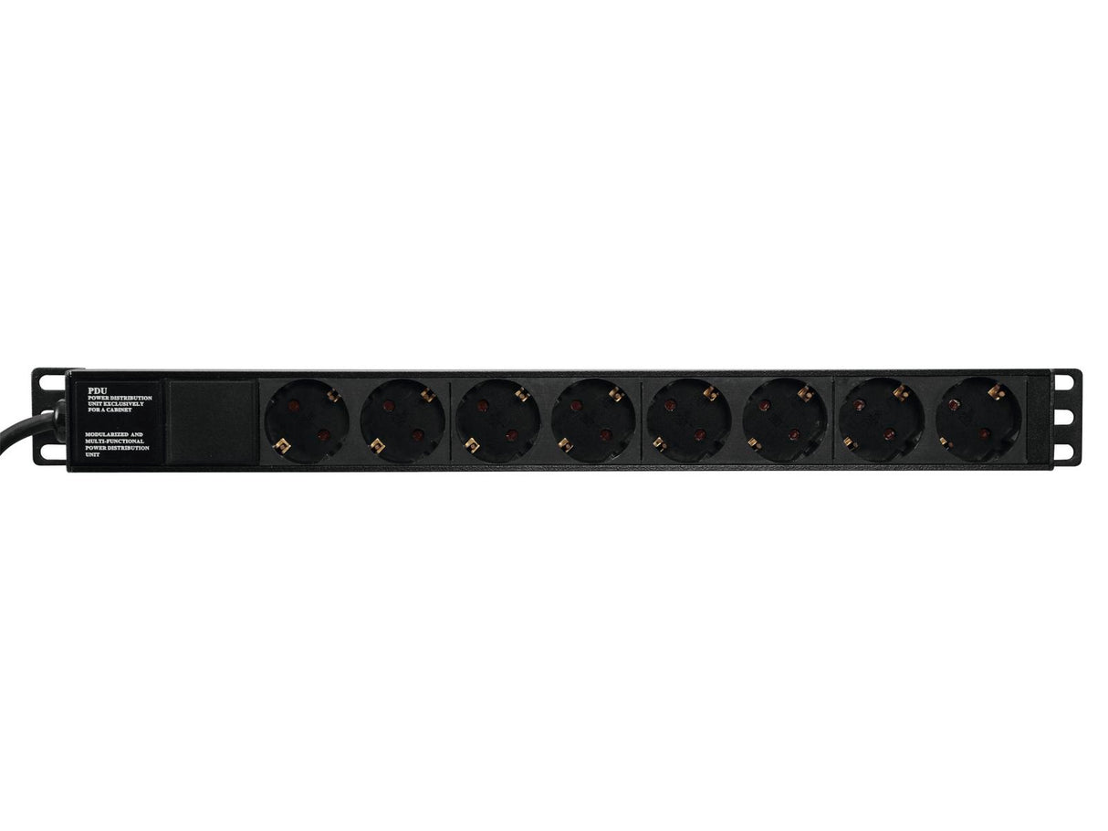 Eurolite R-19-8 1U Rack Strømfordeler (Schuko)