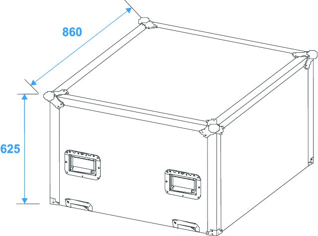 Flightcase til Diskokugle (75cm)
